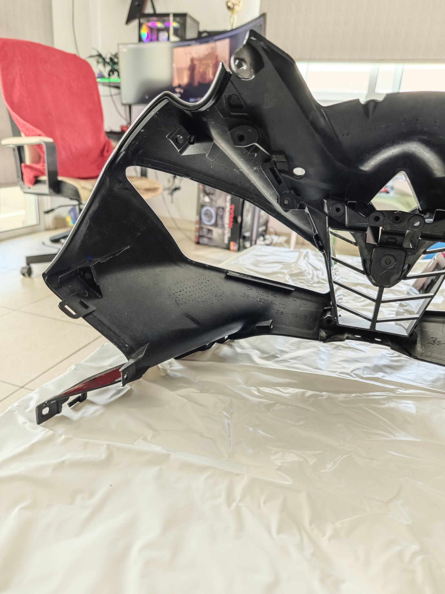 ORIGINAL GENUINE OEM YAMAHA R6 FRONT COWL COMPLETE FAIRINGS LEFT RIGHT 2008-2016 - Image 20