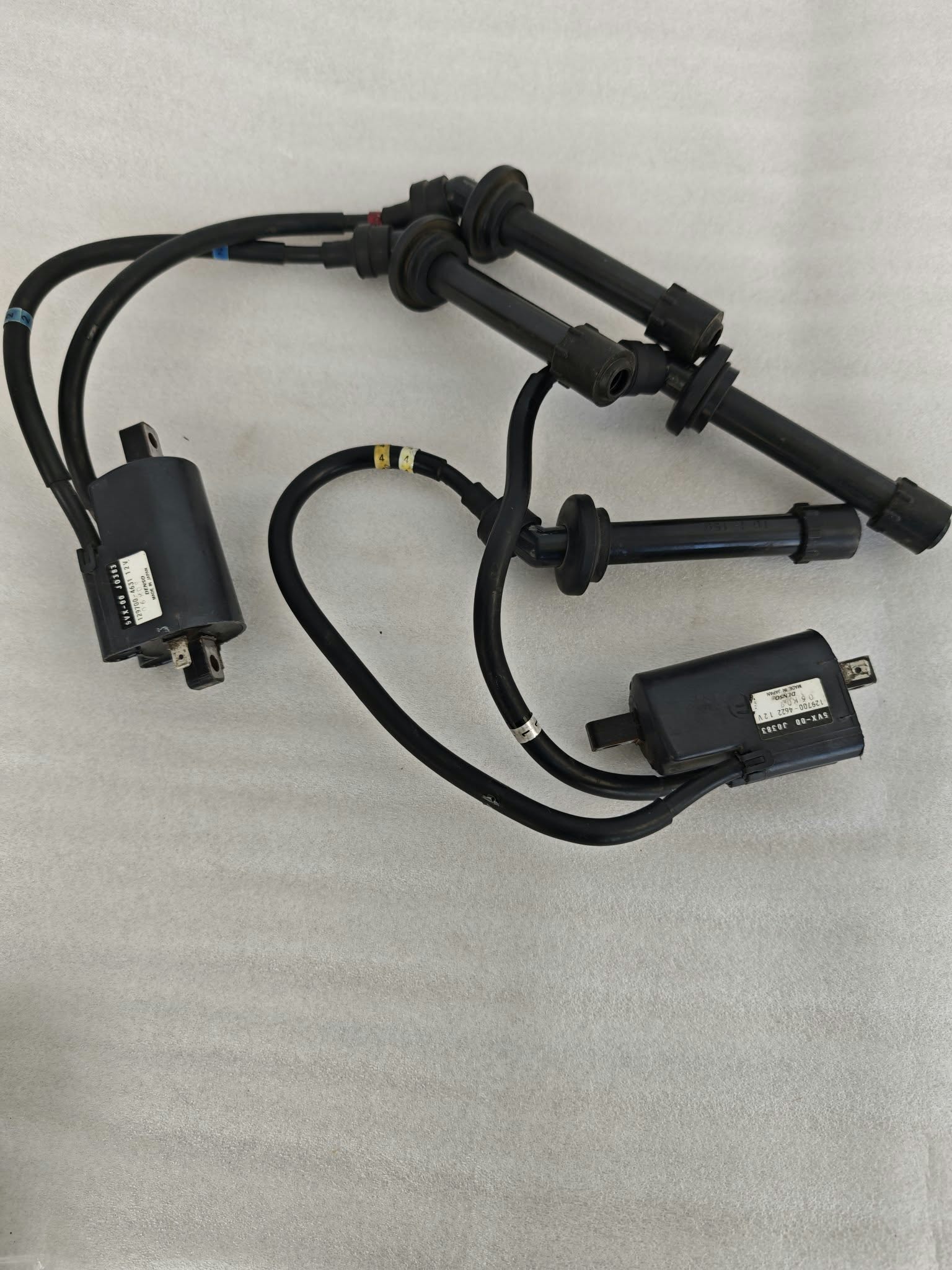Yamaha FZ6 Fazer 600 S2 Ignition coils & HT leads Genuine OE 2007-2011