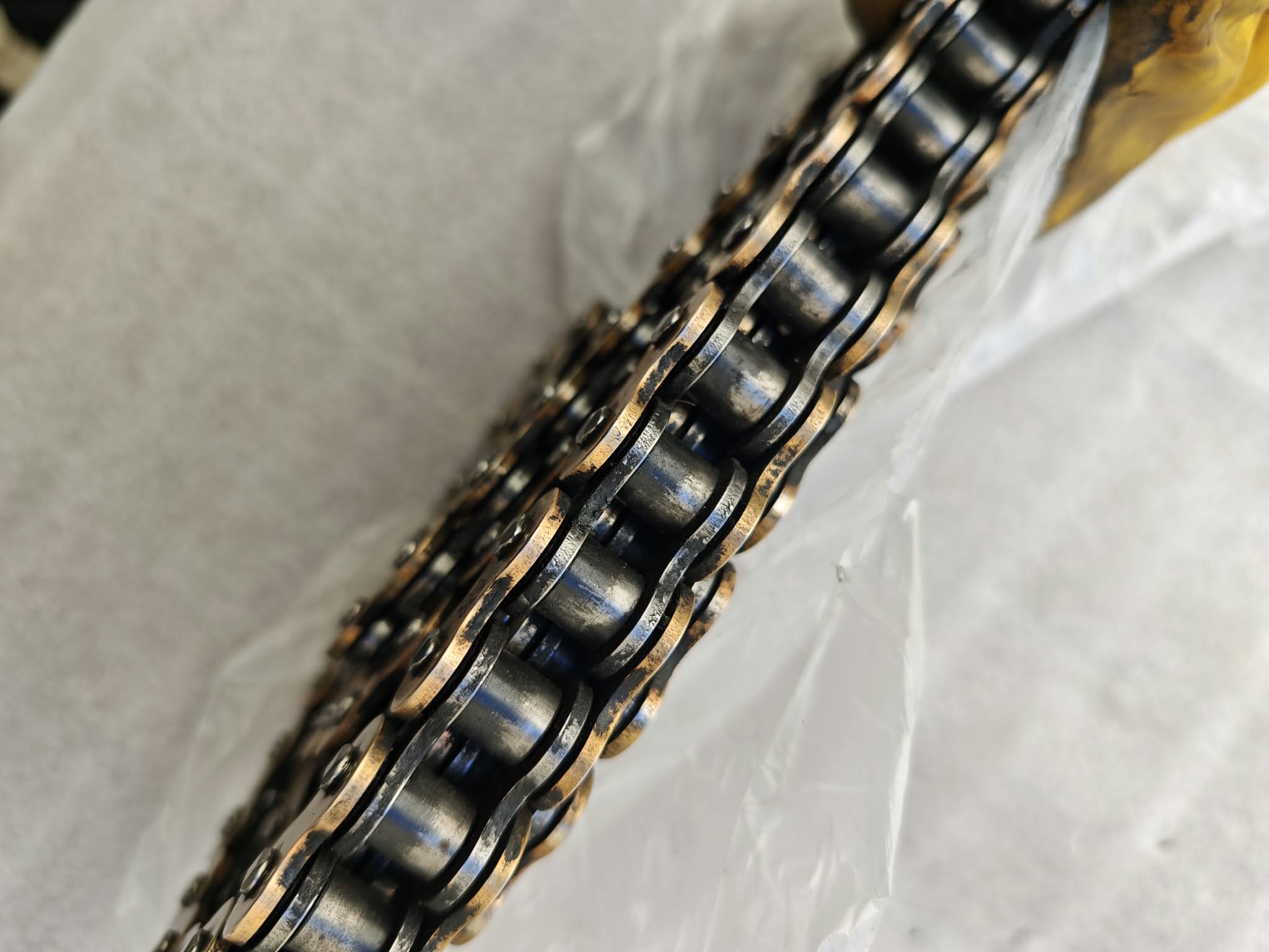 D.I.D DID 530 VX3 Xring Drive Chain Gold 120 Links with Rivet Master Link - Image 6
