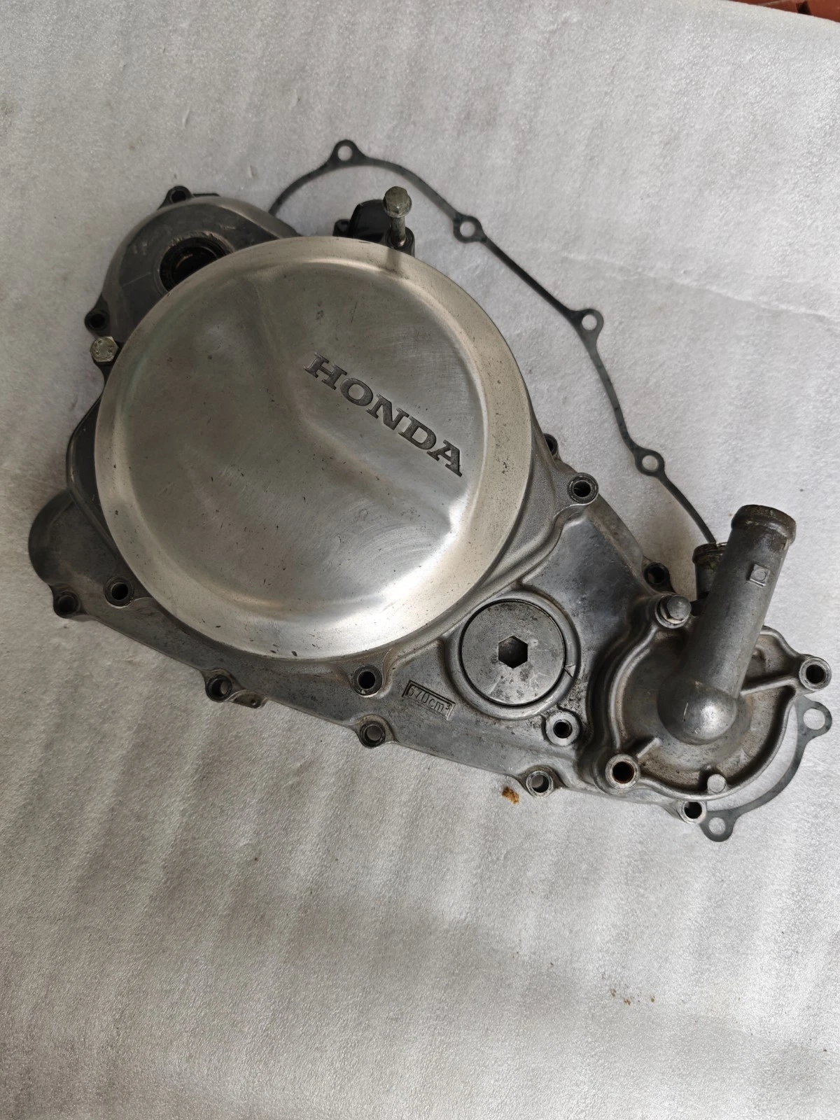 HONDA CRF 450 CRANKCASE COVER + WATERPUMP 11351-MEY-A30 11331-MEY-670 POLISHED