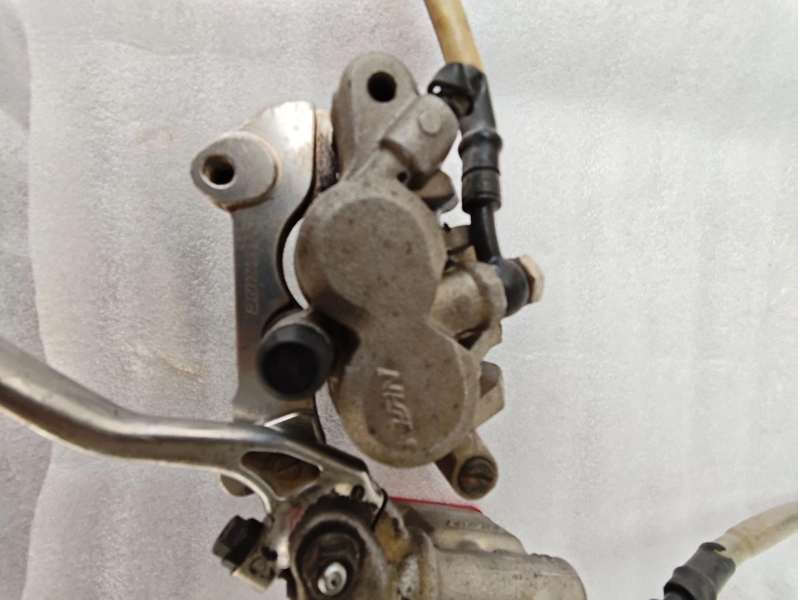 HONDA CRF450 2009-2012 FRONT BRAKE SYSTEM PUMP BRAKELINES LEVER SET45510-KRN-A91 - Image 4